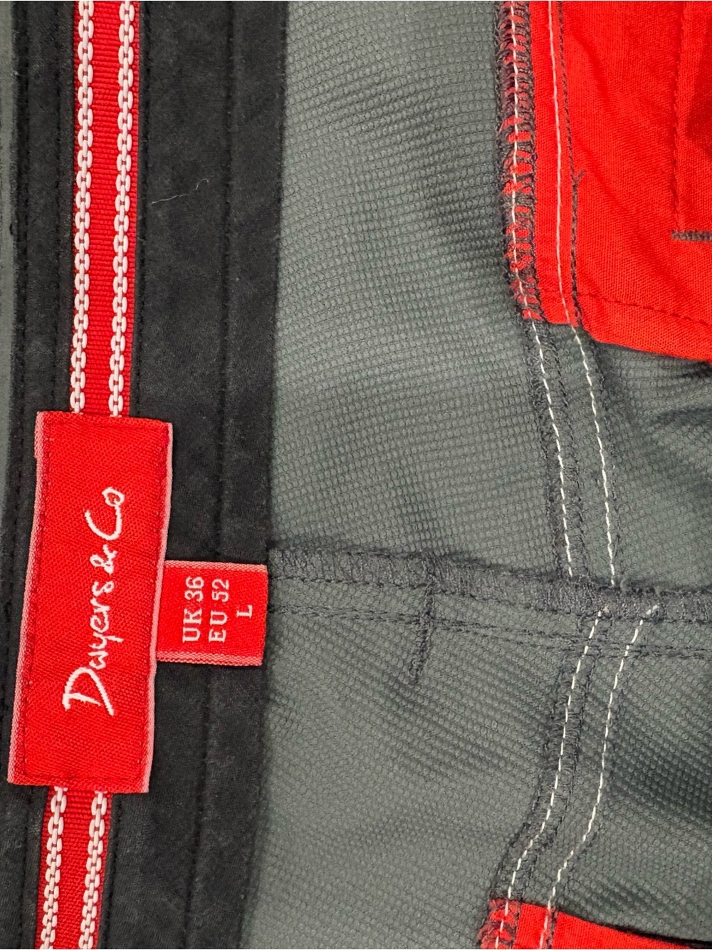 [W36Ins32”]Dwyers&Co Men's Tech Performance Golf Gray Pants - Picture 4 of 8